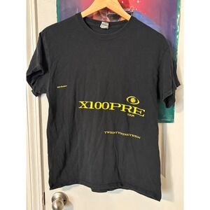 Bad Bunny X100PRE Tour 2019 Black T Shirt Mens Size Medium